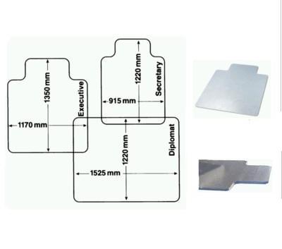 Large Hard Floor Chair Mat 1220 X 1525mm