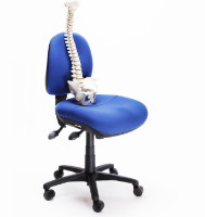 A tall   'S' curve  has less strain on the vertibrae compared to a "'C' curve. ( Nachamsen )   Sitting -Tall ,  supported through positioning the pelvis between the back lumbar support and firmer front cushion, enhances support and comfort.