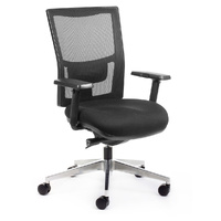 CS TEAM AIR 160 - BLACK MESH BACK CHAIR