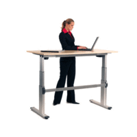 Electric 3 Sit-To-Stand Corner Workstation