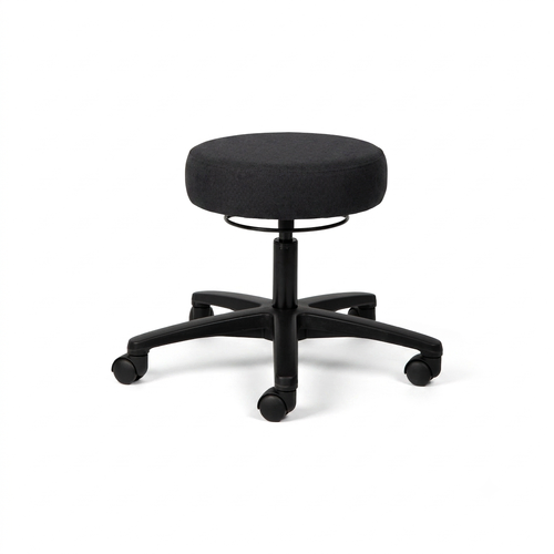 EO Round Stool - Black Vinyl