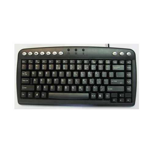 BakkerElkhuizen Q-Board Black Compact Keyboard 