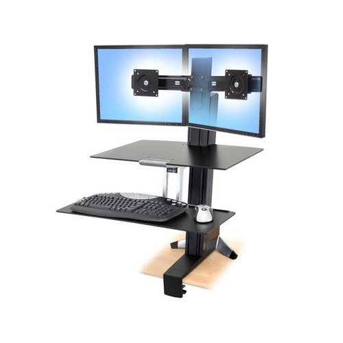 ERGOTRON WORKFIT-S DUAL WITH WORKSURFACE