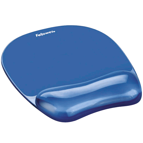 Fellowes Mouse Pad and Wrist Rest - Gel Crystal